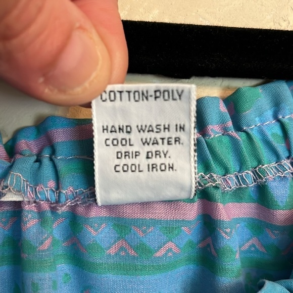 Hungry Palette Silk Screen Print Dress 70s Peasant Paisley Floral Dress Size S - Picture 6 of 16